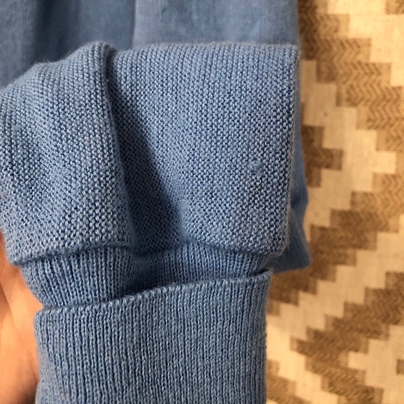 Vintage Christian Dior Men’s Blue Cardigan Sweater - Picture 5 of 12